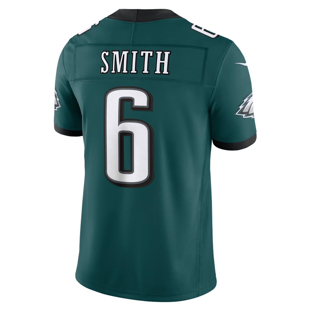 Men's Philadelphia Eagles DeVonta Smith Midnight Green Team Vapor F.U.S.E. Stitched