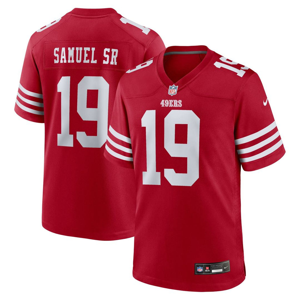 Men's San Francisco 49ers Deebo Samuel Sr Scarlet Team