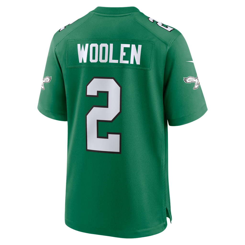 Men's Philadelphia Eagles Tariq Woolen Kelly Green Alternate