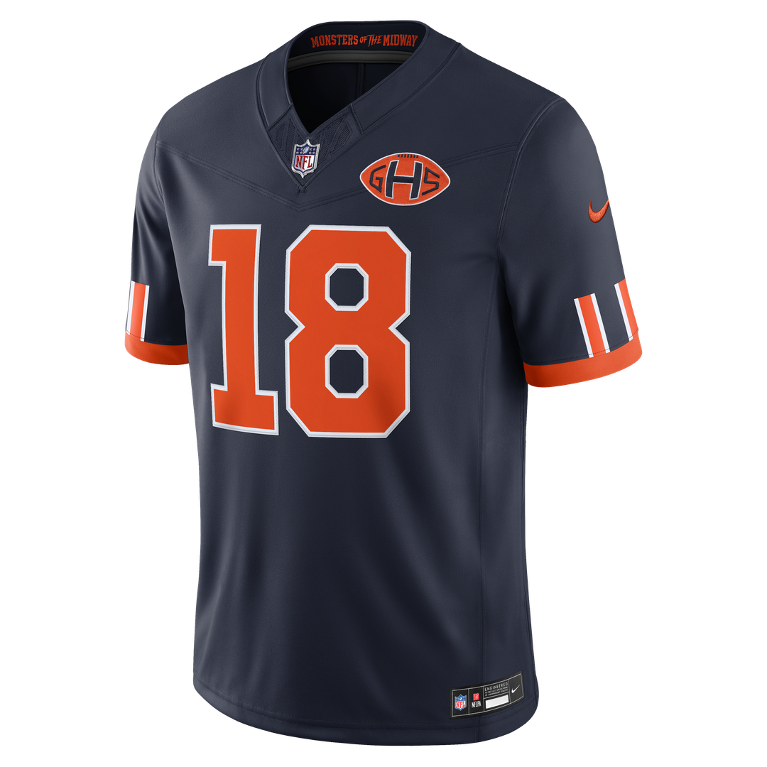 Men's Chicago Bears Caleb Williams Navy 2026 Rivalries Collection Stitched