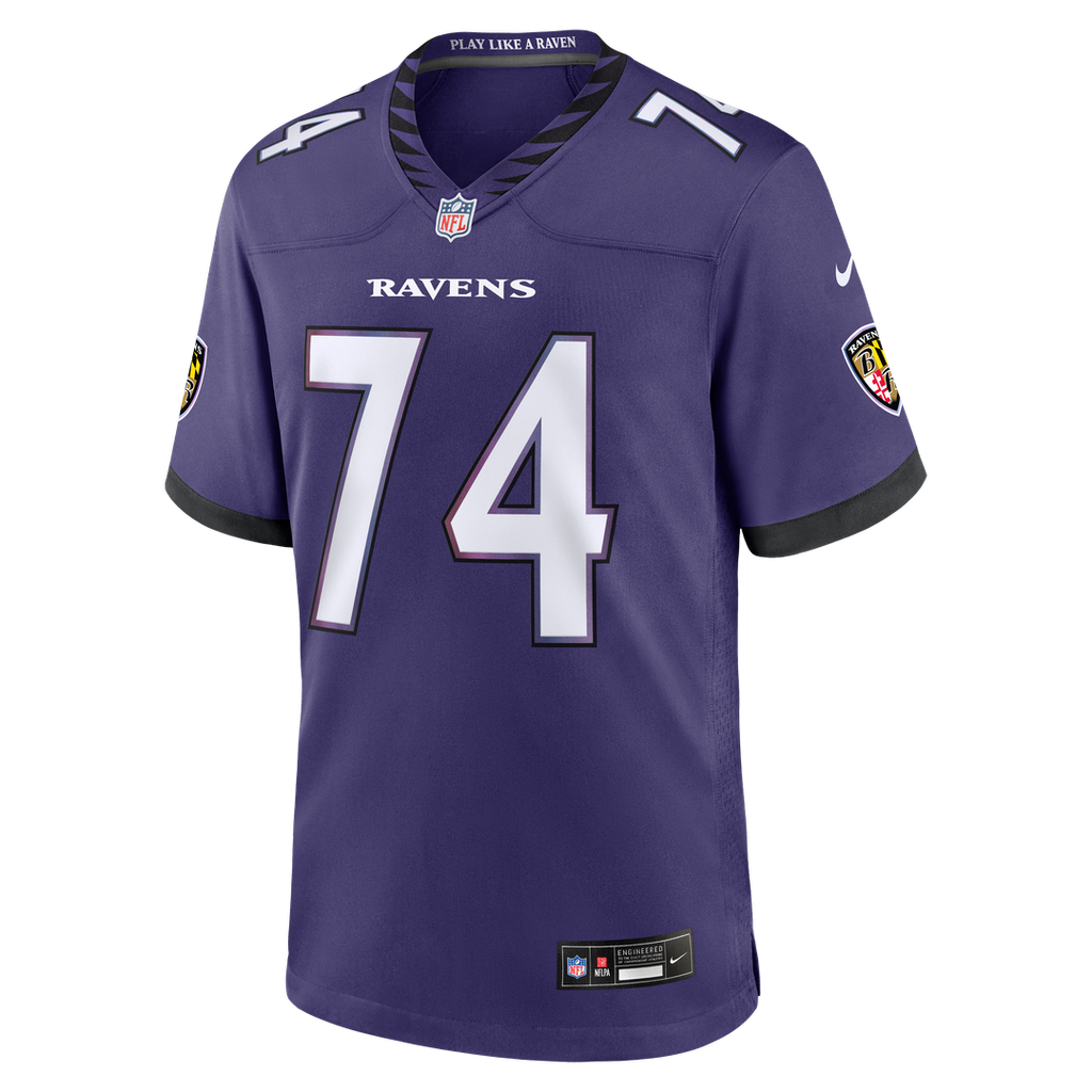Men's Baltimore Ravens John Simpson Purple Team