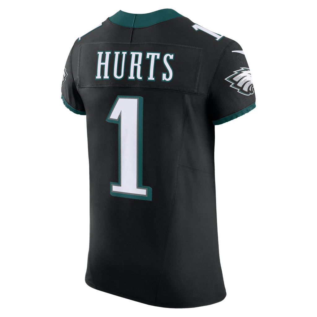 Men's Philadelphia Eagles Jalen Hurts Black Alternate Vapor F.U.S.E. Elite Jersey