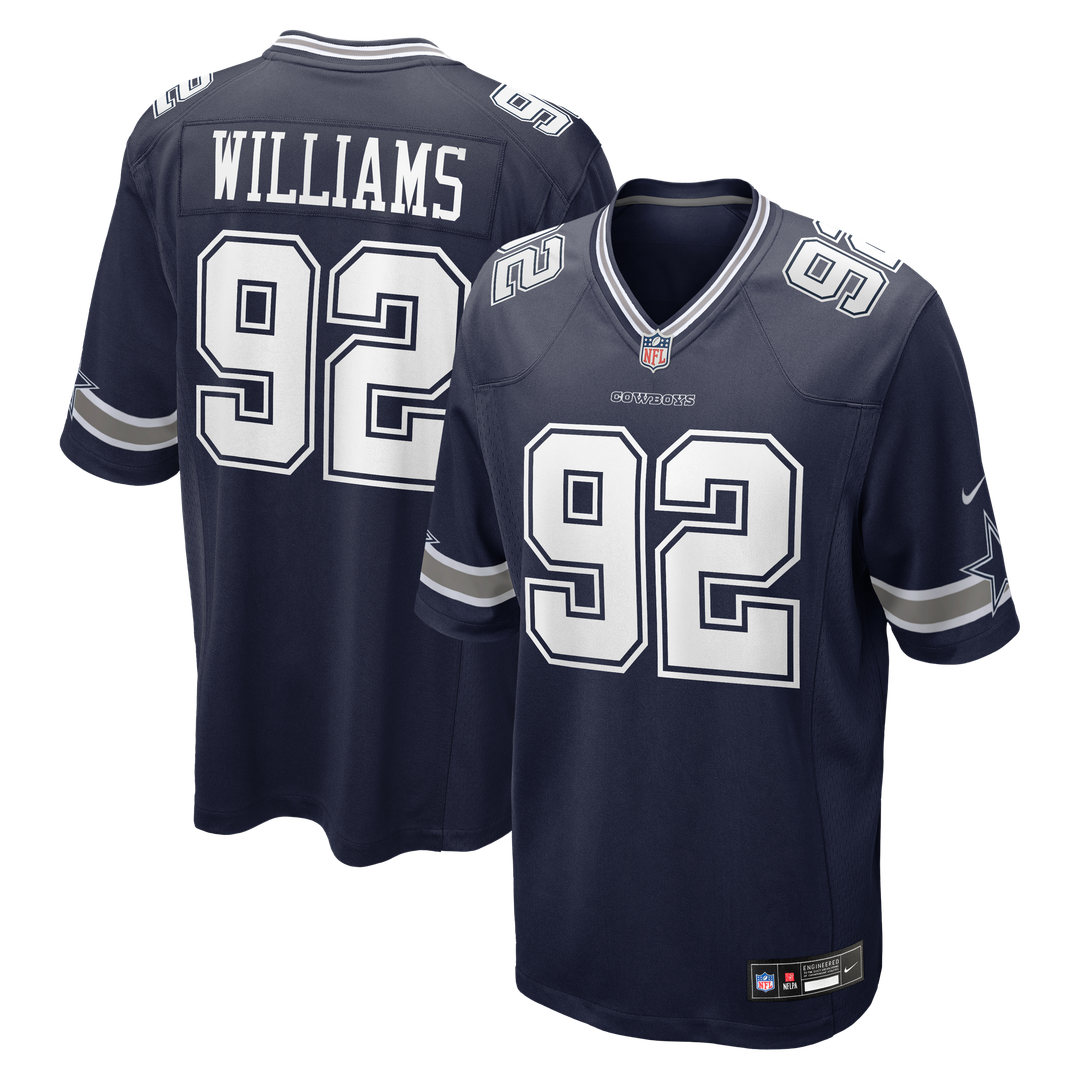 Men's Dallas Cowboys Quinnen Williams Navy Team