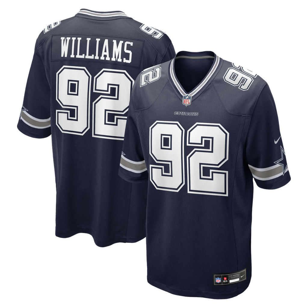 Men's Dallas Cowboys Quinnen Williams White