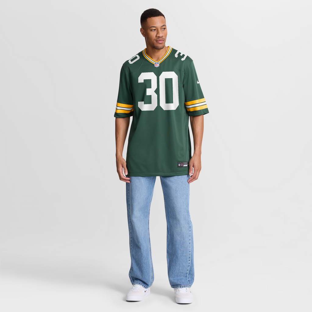 Men's Green Bay Packers Ahman Green Green Team Retired Player Jersey