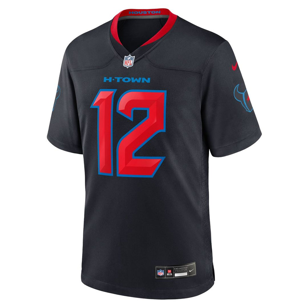 Men's Houston Texans Nico Collins Navy 2nd Alternate