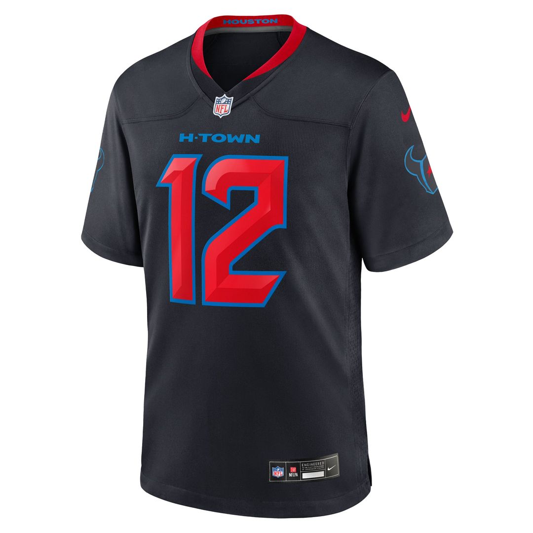 Men's Houston Texans Nico Collins Navy 2nd Alternate