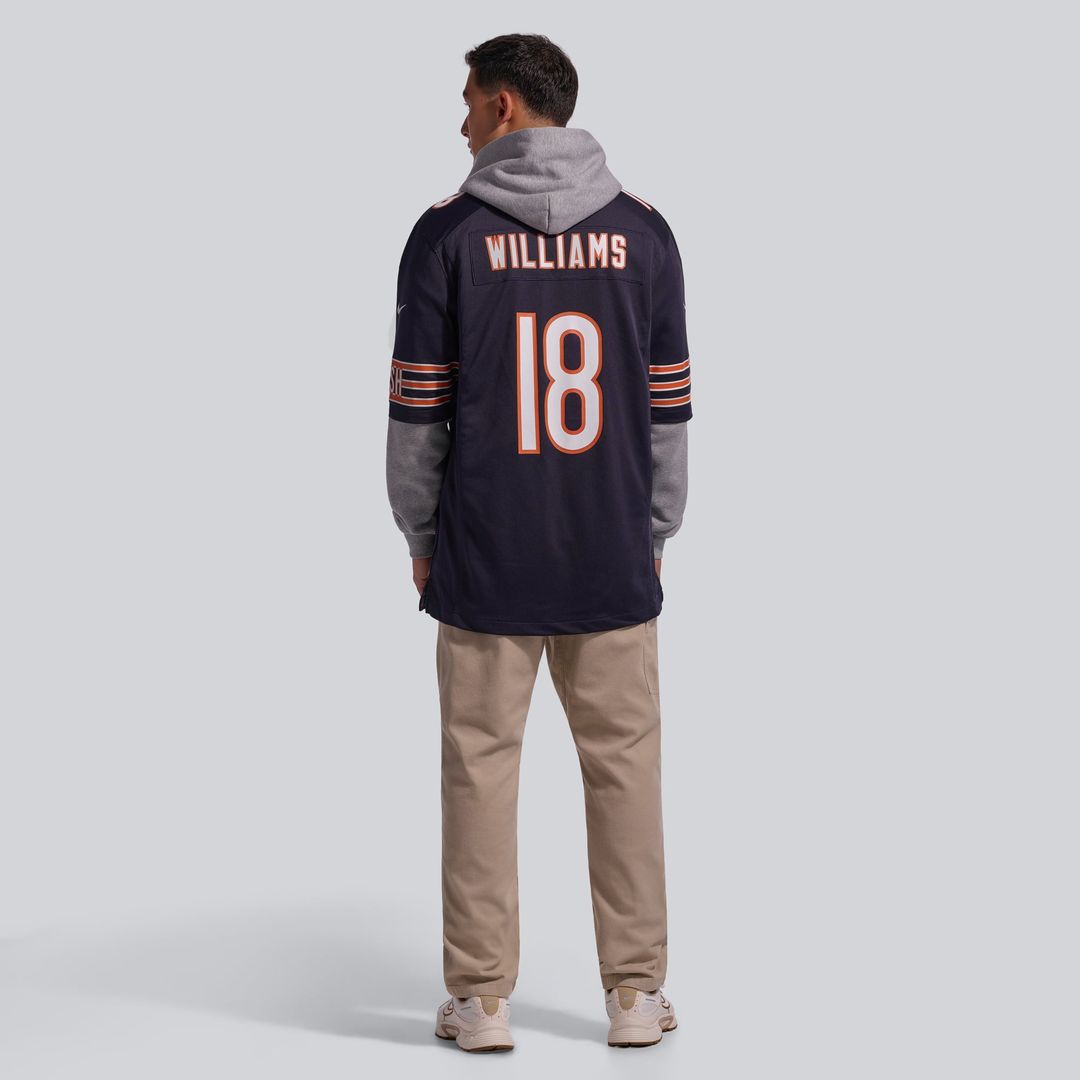Men's Chicago Bears Caleb Williams Orange Alternate Player
