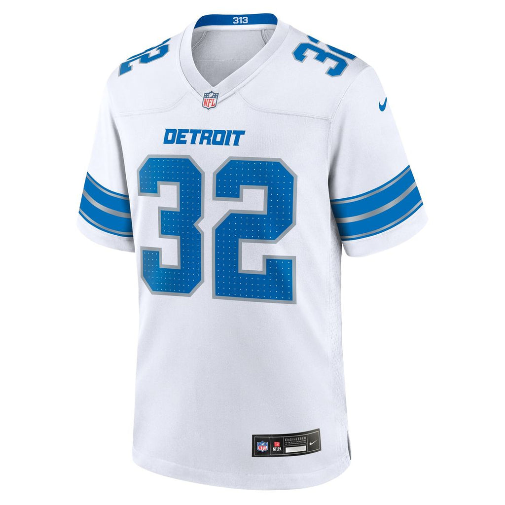 Men's Detroit Lions Brian Branch White White