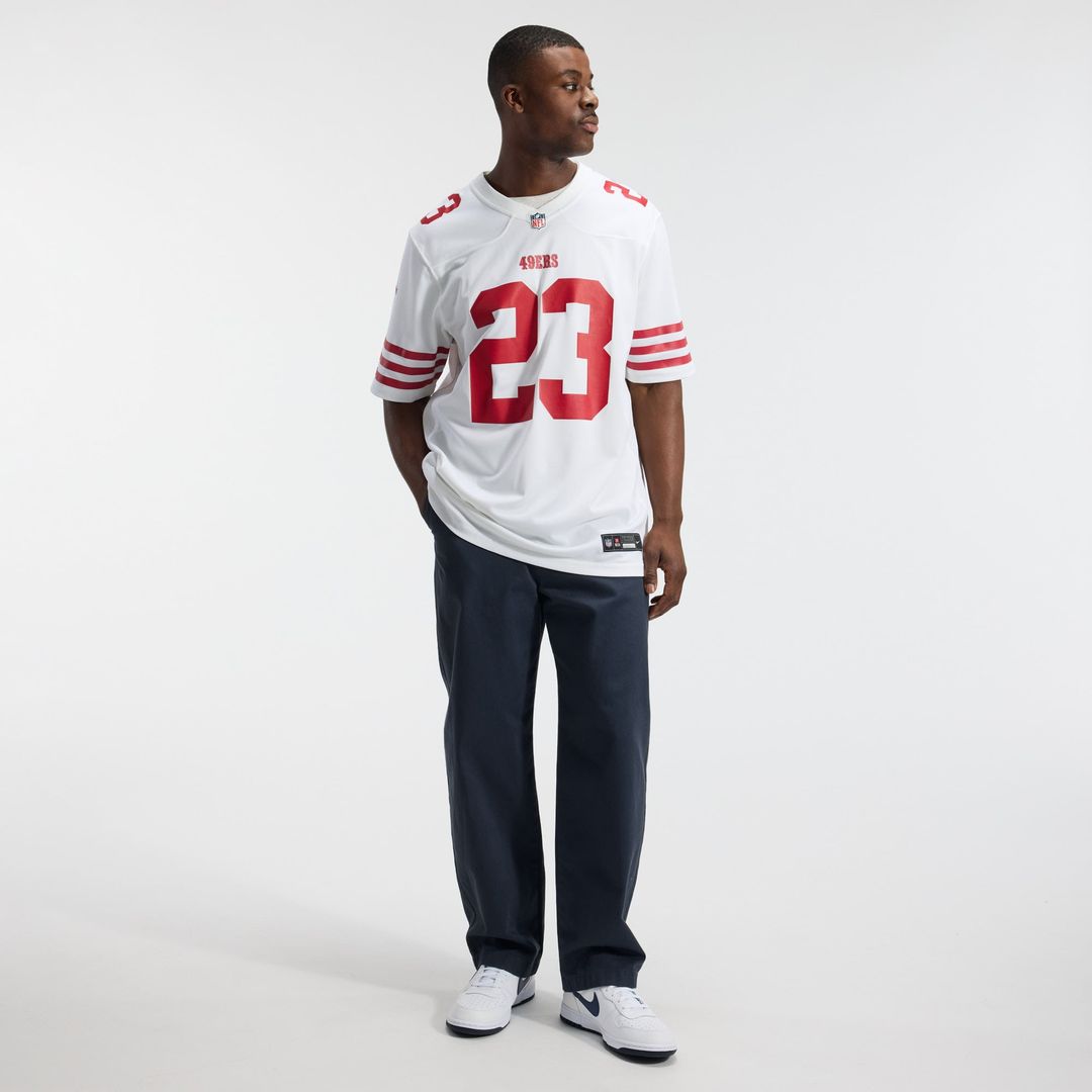 Men's San Francisco 49ers Christian McCaffrey Scarlet Game Player Jersey