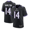 Men's Baltimore Ravens Kyle Hamilton Black Alternate