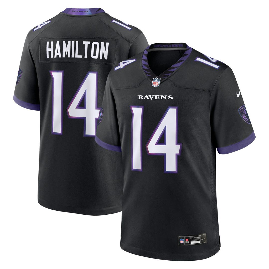 Men's Baltimore Ravens Kyle Hamilton Purple Alternate