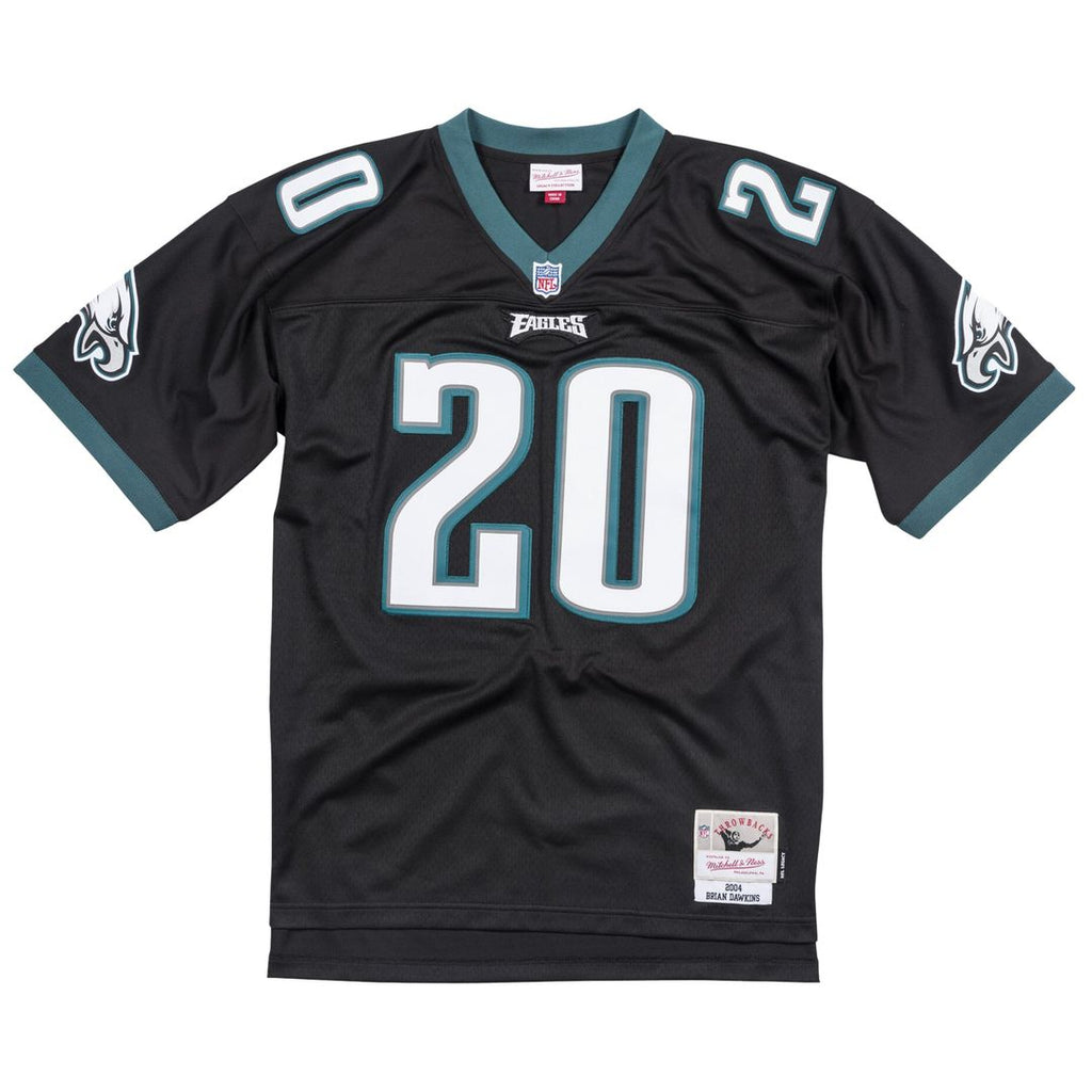 Men's Philadelphia Eagles Brian Dawkins Black Legacy Replica Jersey