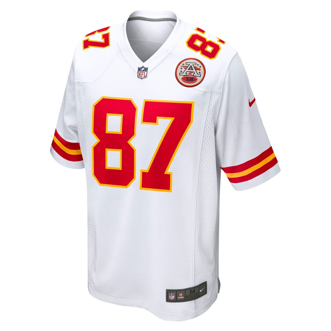Men's Kansas City Chiefs Travis Kelce White Player