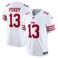 Men's San Francisco 49ers Brock Purdy White Vapor F.U.S.E.