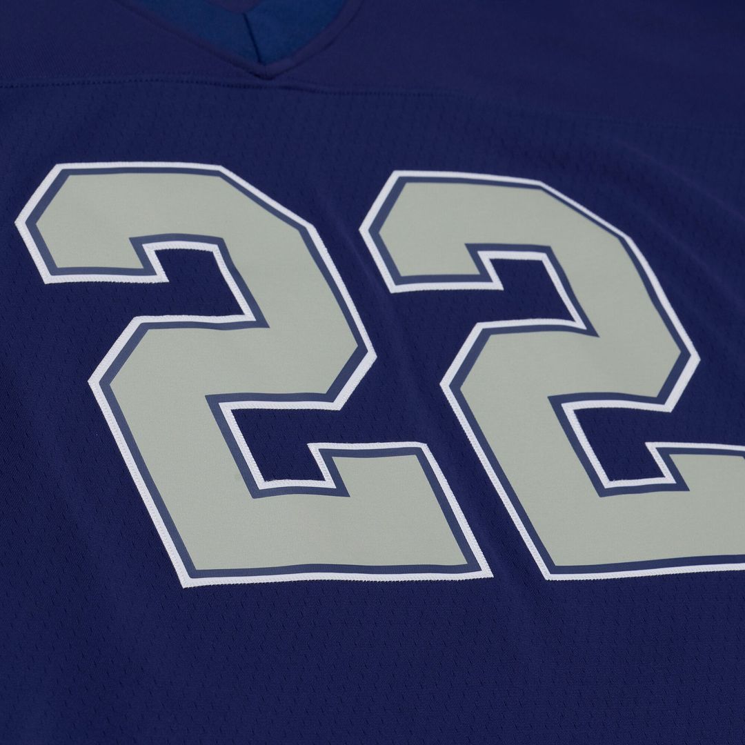 Men's Dallas Cowboys Emmitt Smith Navy Retired Legacy Replica Player Jersey