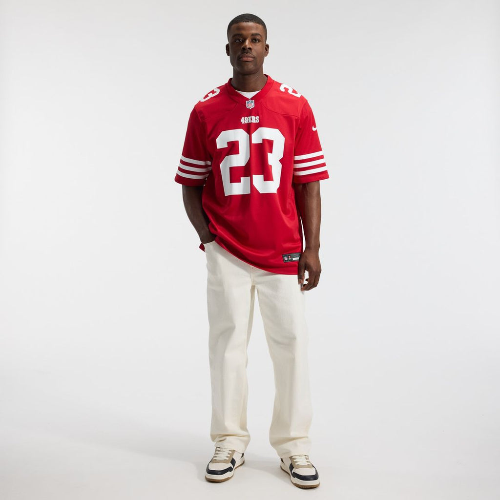 Men's San Francisco 49ers Christian McCaffrey Scarlet Game Player Jersey