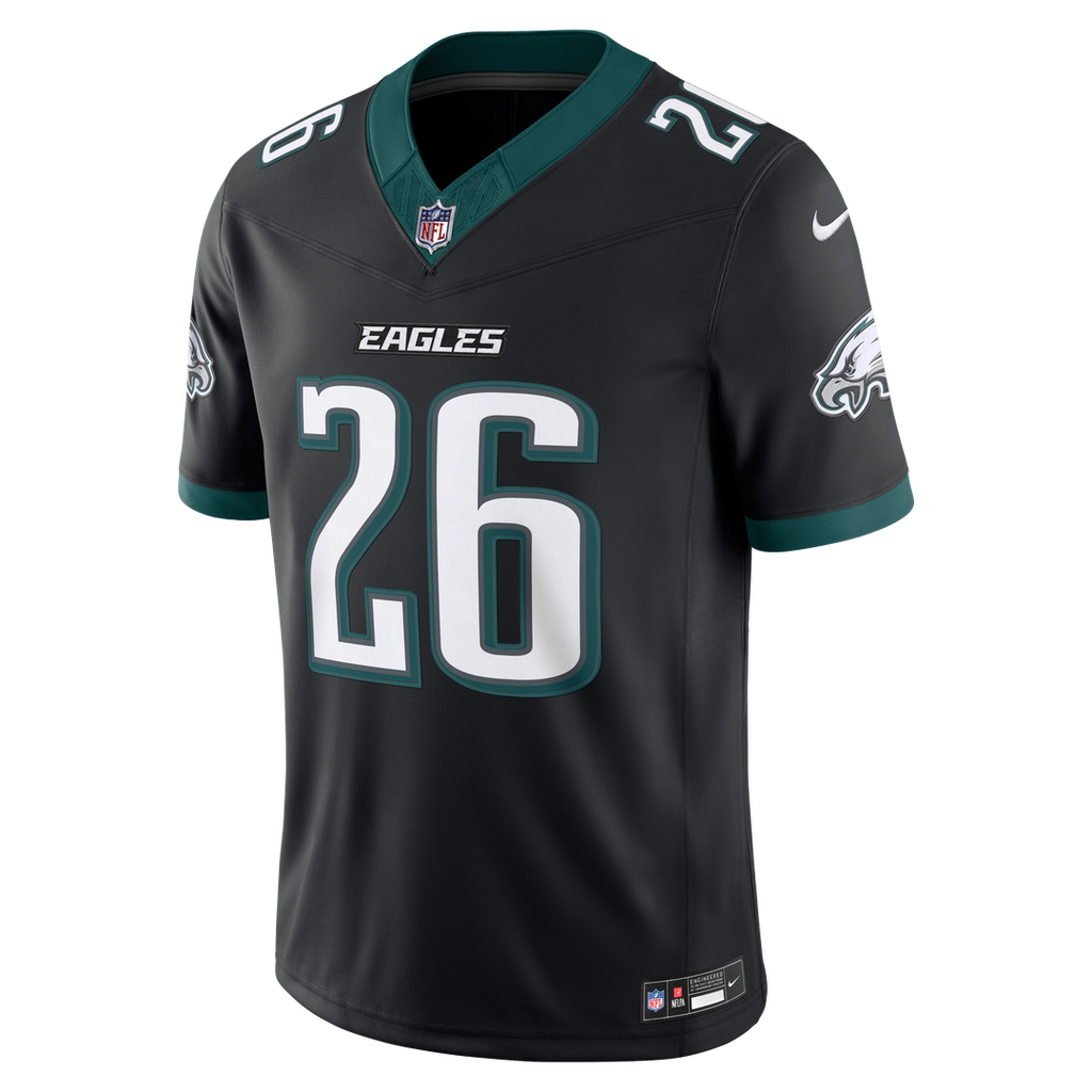 Men's Philadelphia Eagles Saquon Barkley Black Alternate Vapor F.U.S.E. Stitched