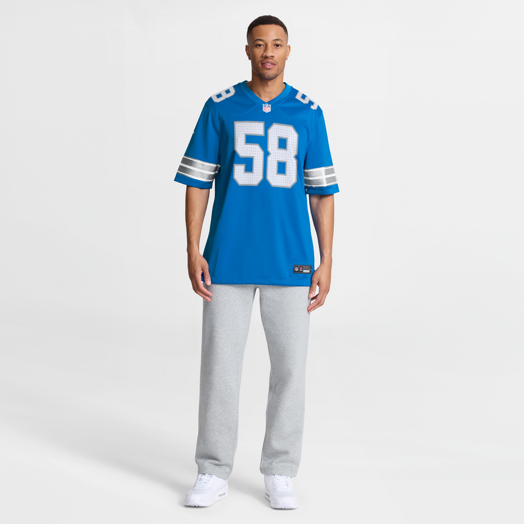 Men's Detroit Lions Penei Sewell Blue