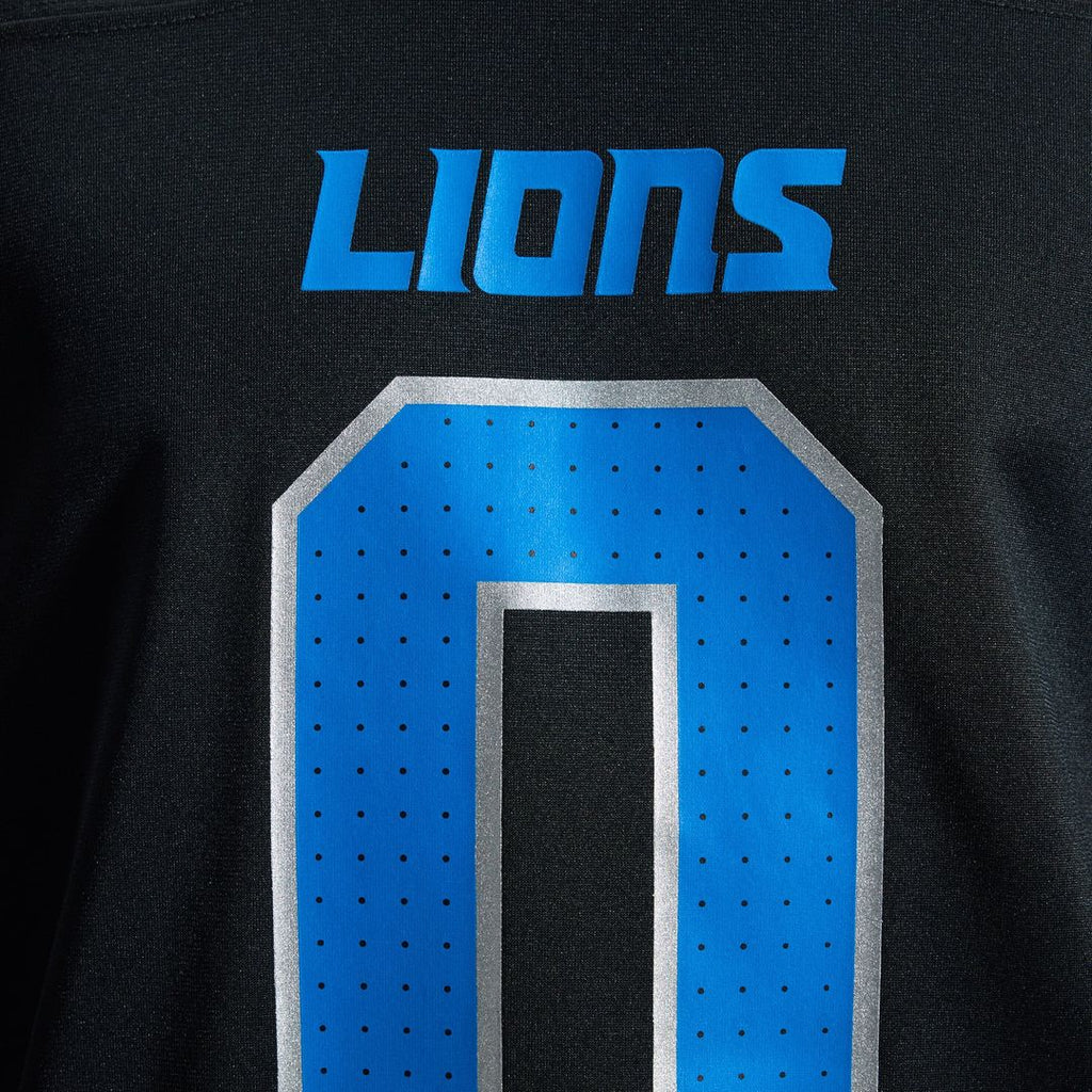Men's Detroit Lions Jahmyr Gibbs Black 2nd Alternate Game Player Jersey