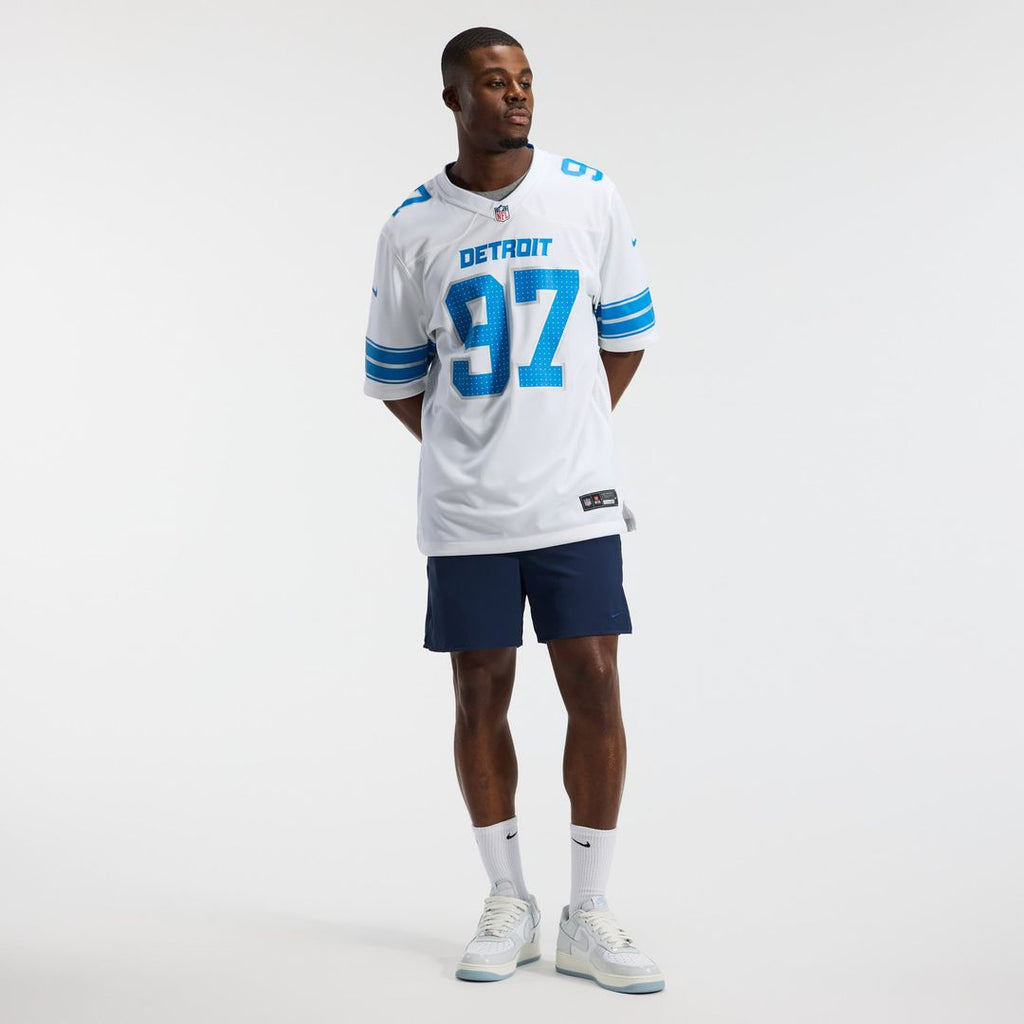 Men's Detroit Lions Aidan Hutchinson Blue