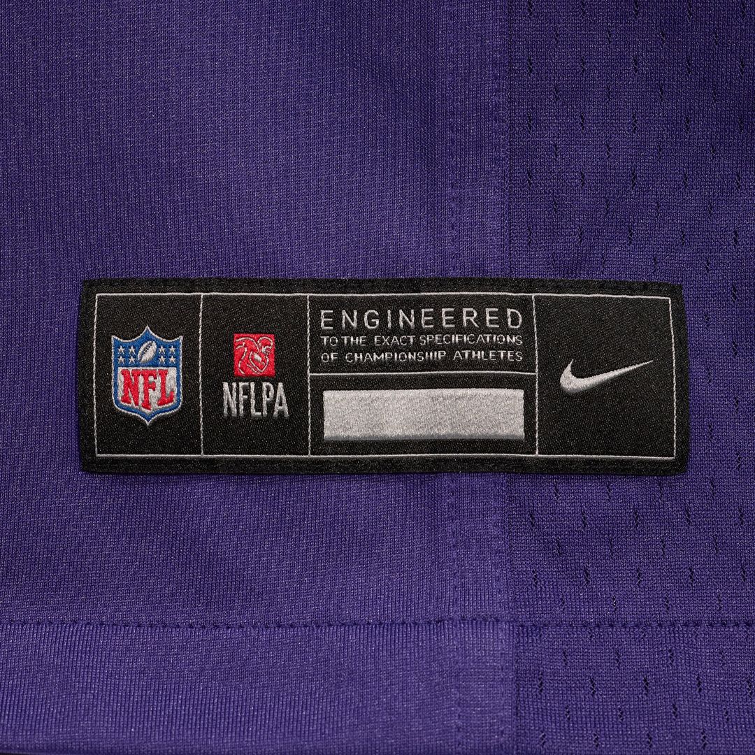 Men's Baltimore Ravens Tony Siragusa Purple Game Retired Player Jersey