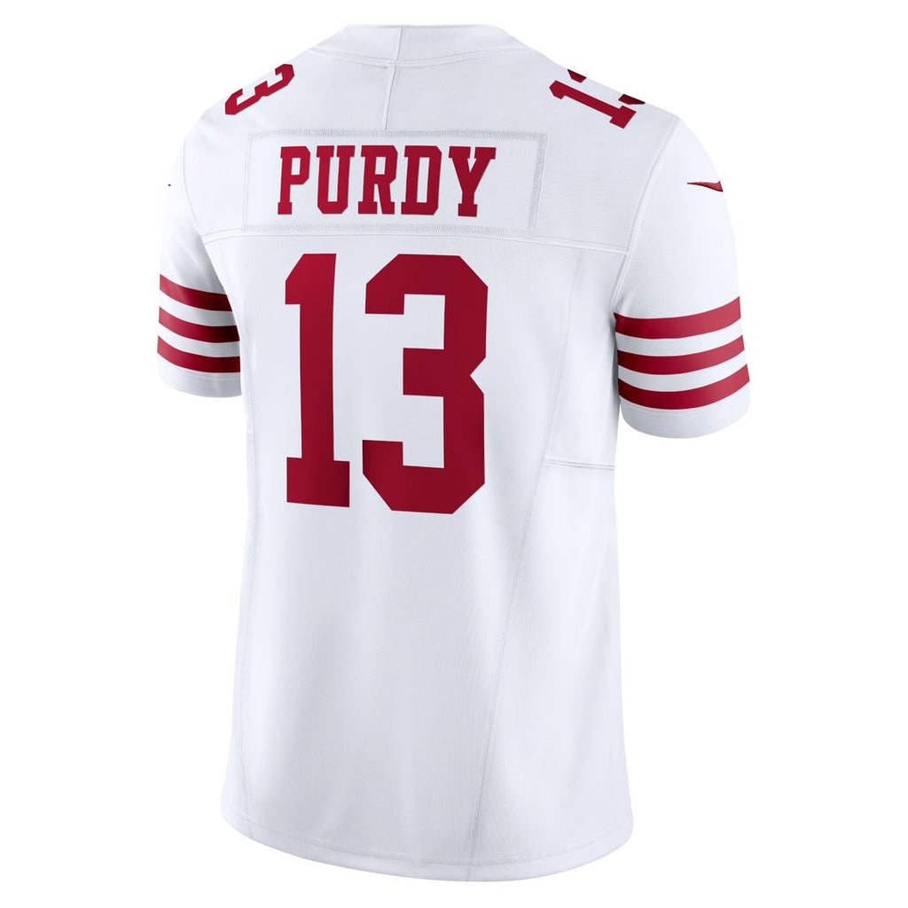 Men's San Francisco 49ers Brock Purdy White Vapor F.U.S.E.