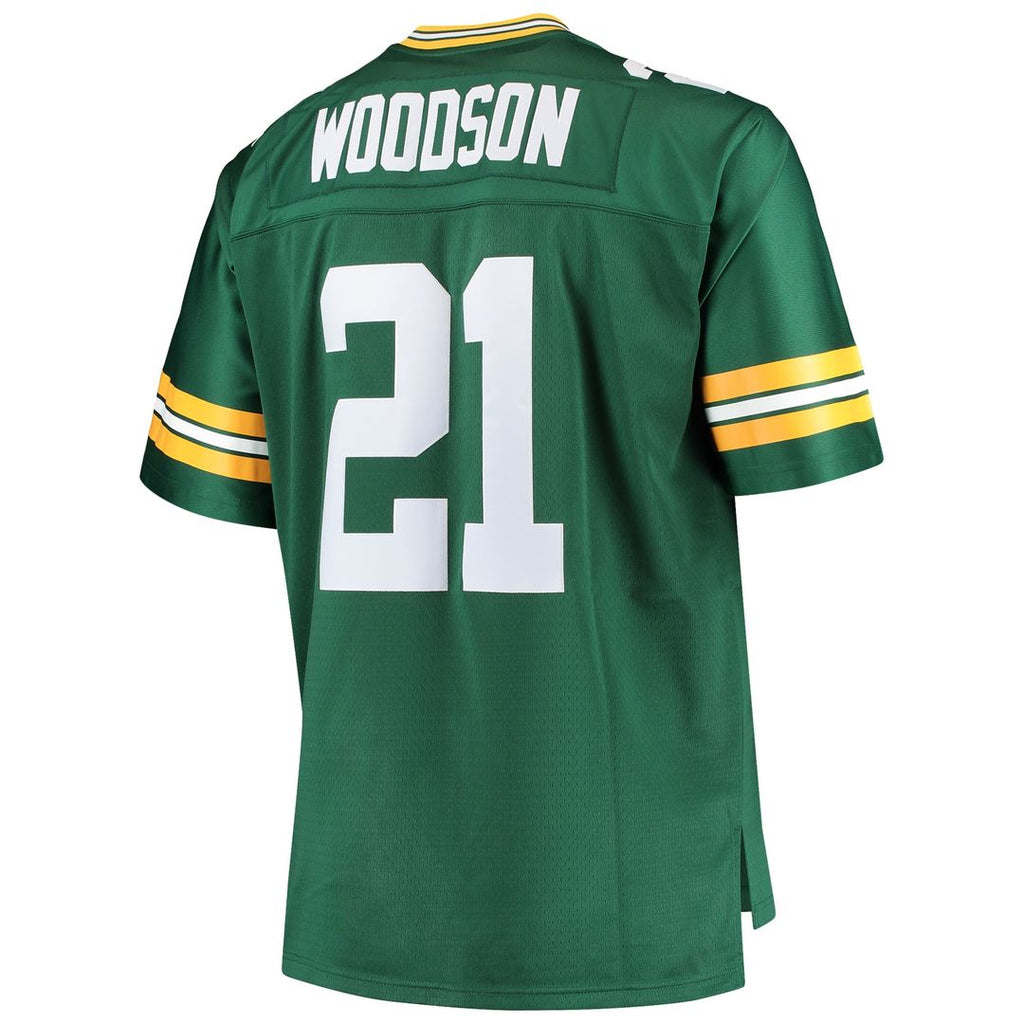 Men's Green Bay Packers Charles Woodson Green Big & Tall 2010 Retired Player Replica Jersey