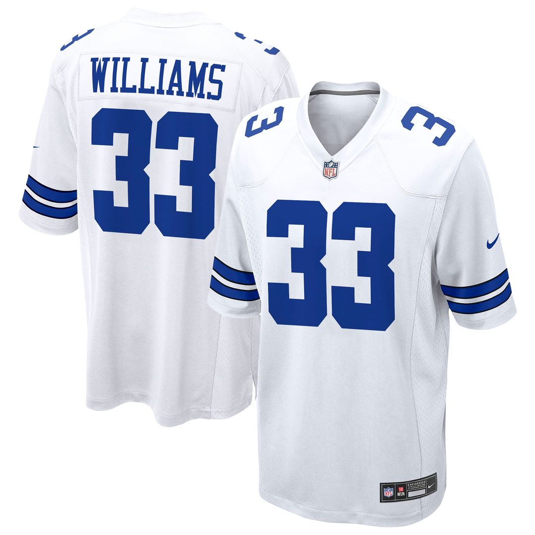 Men's Dallas Cowboys Javonte Williams Navy Alternate