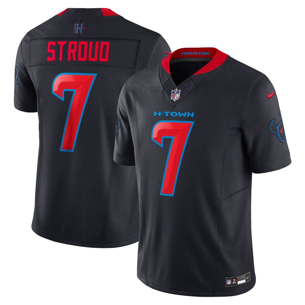 Men's Houston Texans C.J. Stroud Navy 2nd Alternate Vapor F.U.S.E.