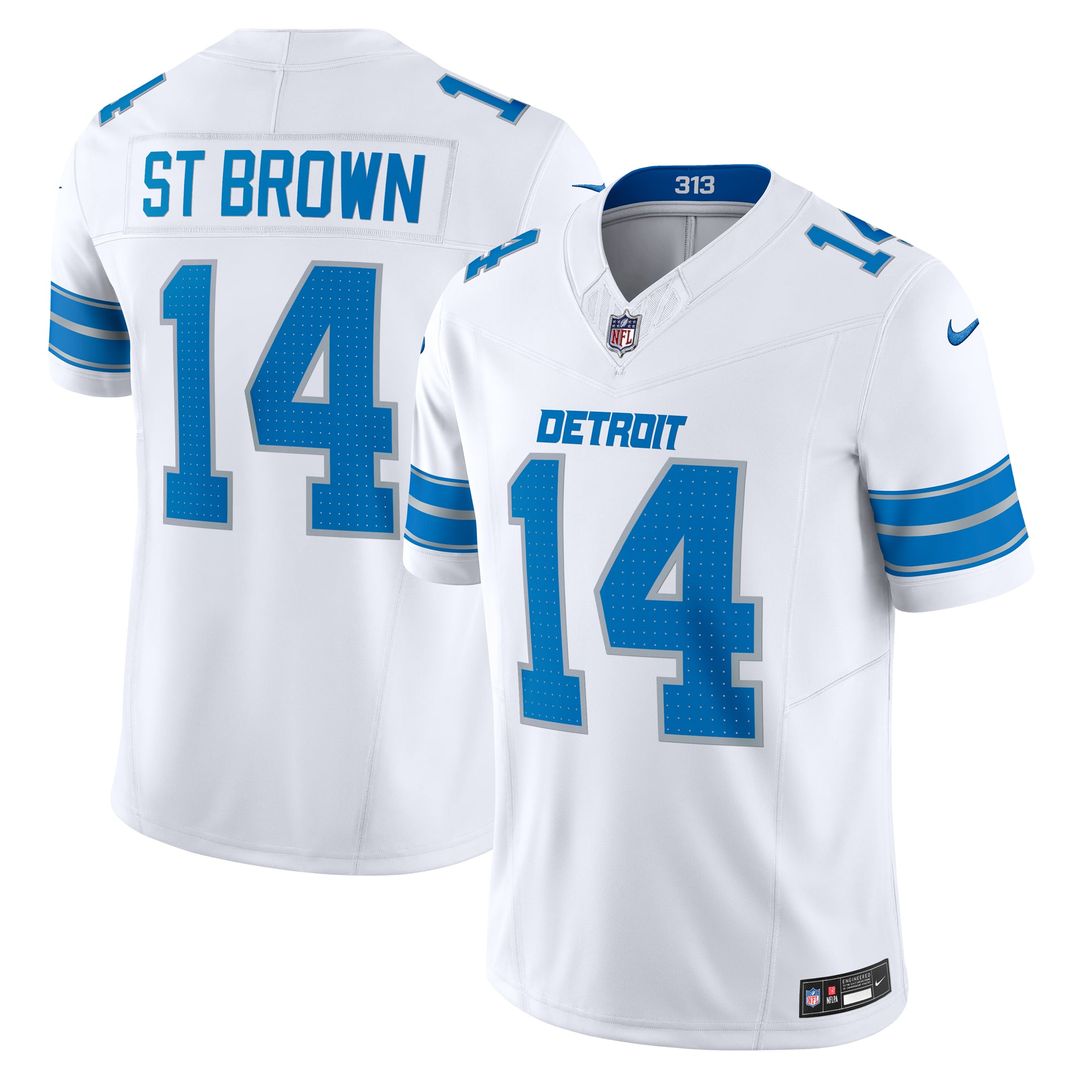 Men's Detroit Lions Amon-Ra St. Brown Black 2nd Alternate Vapor F.U.S.E.