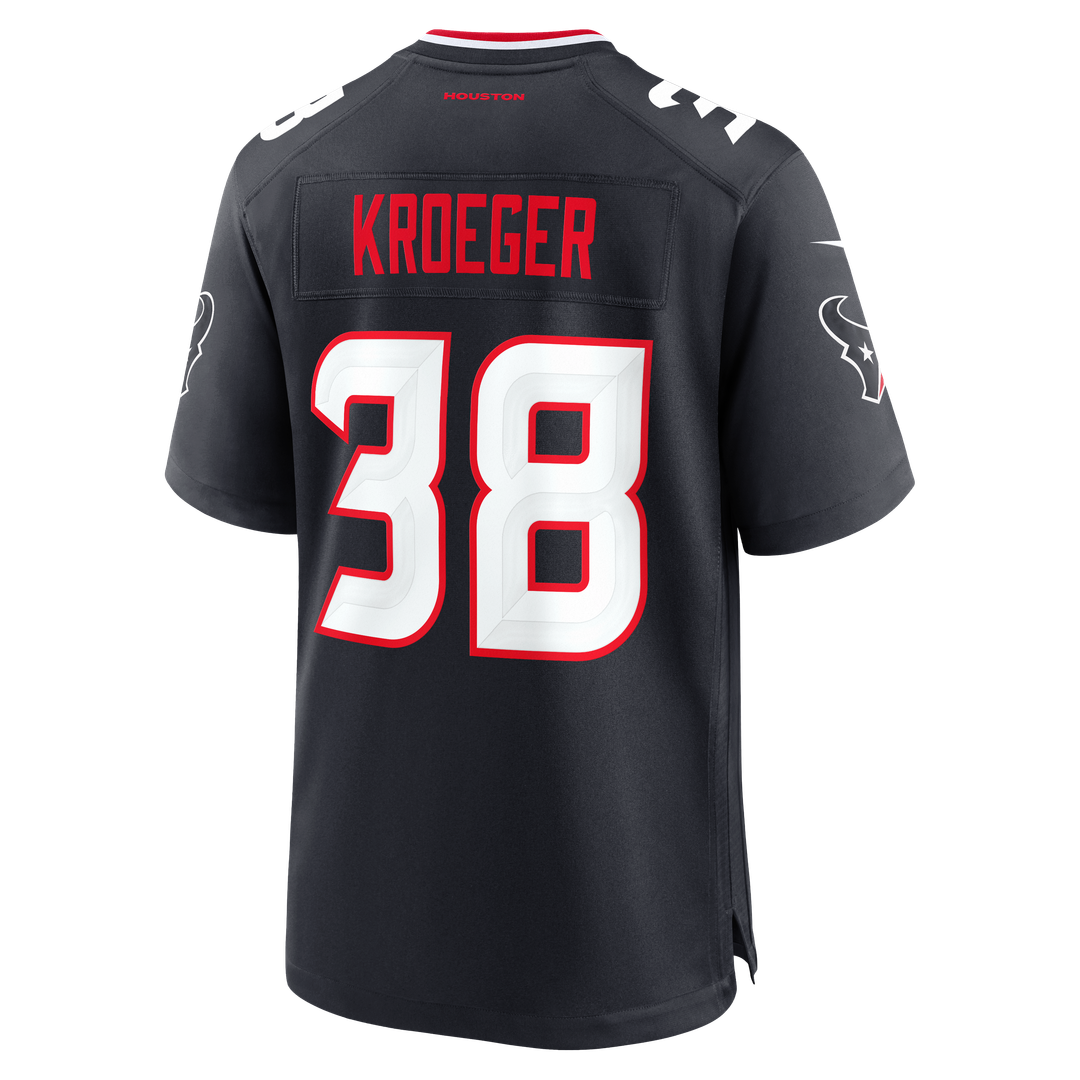 Men's Houston Texans Kai Kroeger Navy Team