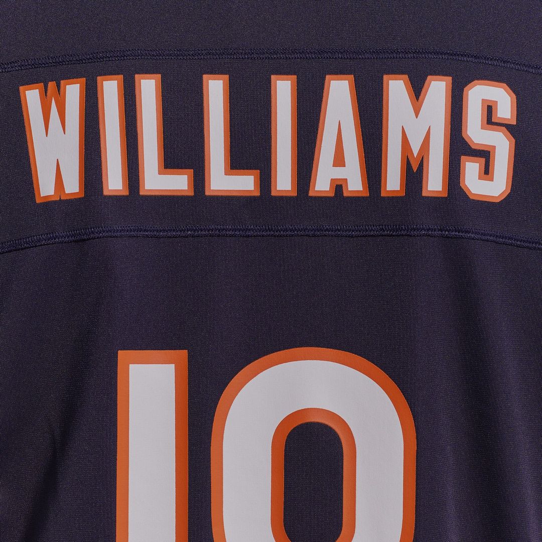 Men's Chicago Bears Caleb Williams White First Round Pick Player