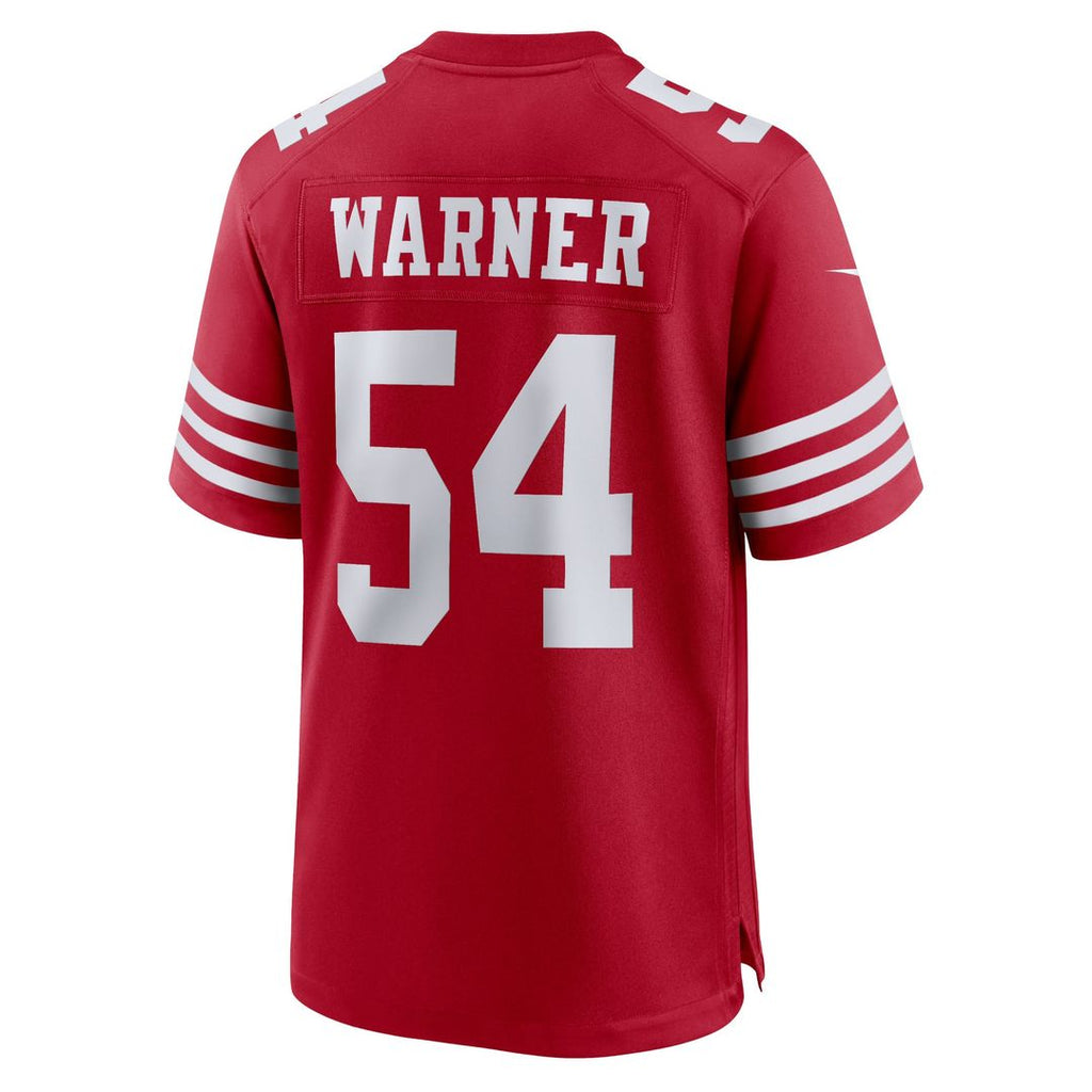 Men's San Francisco 49ers Fred Warner White Player
