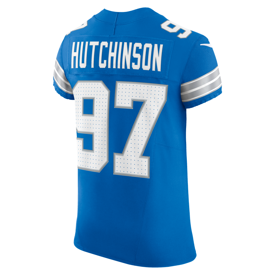 Men's Detroit Lions Aidan Hutchinson Black Alternate Vapor F.U.S.E. Elite Jersey