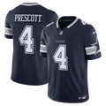 Men's Dallas Cowboys Dak Prescott Navy Team Vapor F.U.S.E. Stitched