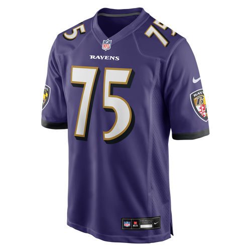 Men's Baltimore Ravens Jonathan Ogden Purple Game Retired Player Jersey
