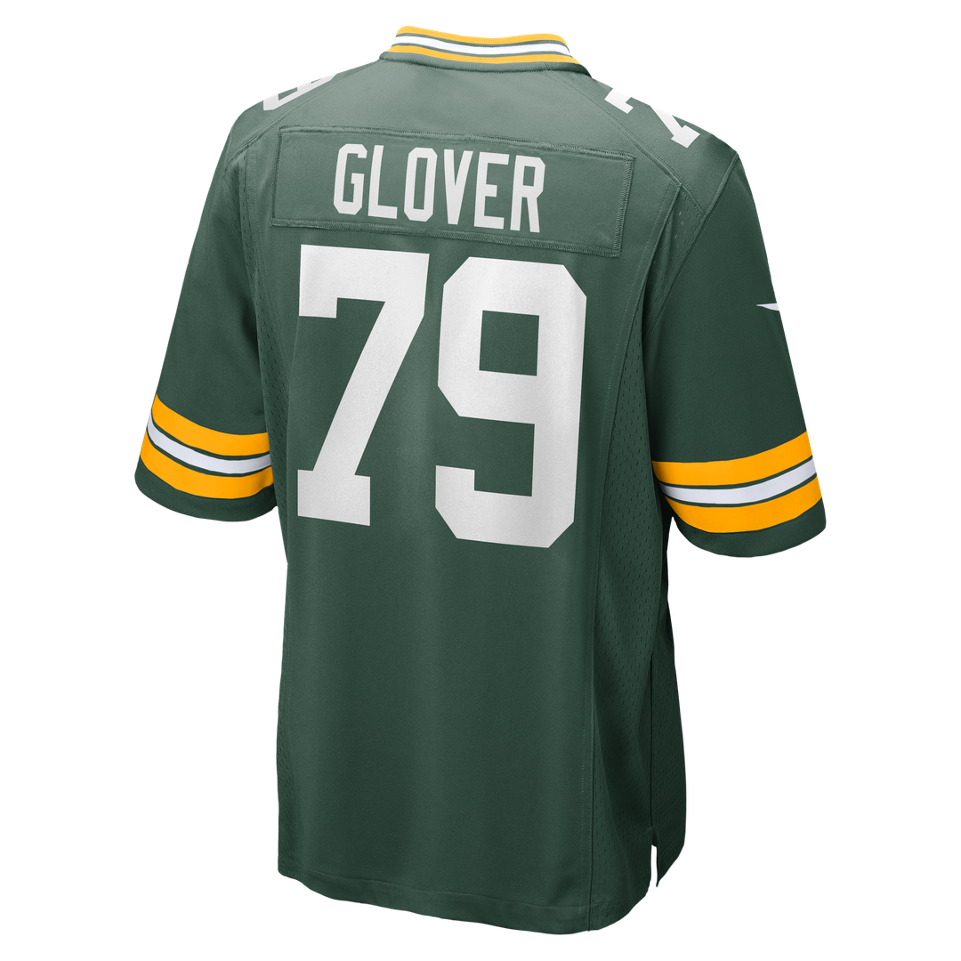 Men's Green Bay Packers Travis Glover Green Jersey