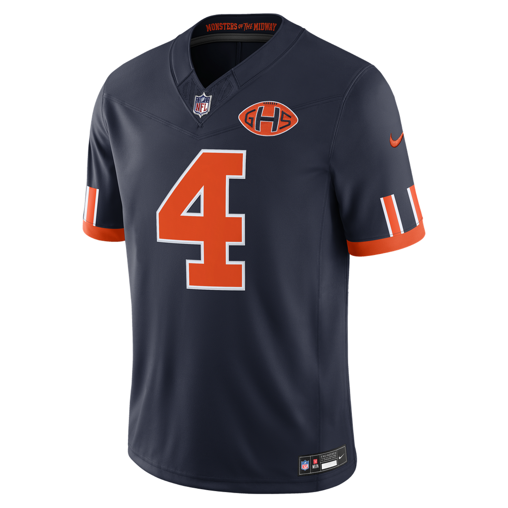 Men's Chicago Bears D'Andre Swift Navy 2026 Rivalries Collection Stitched