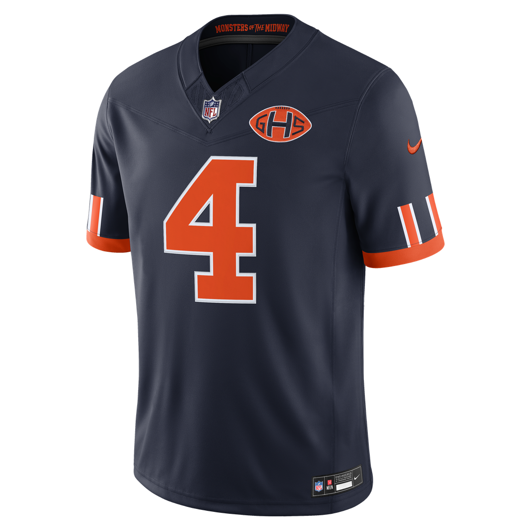 Men's Chicago Bears D'Andre Swift Navy 2026 Rivalries Collection Stitched