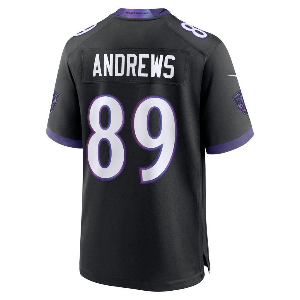 Men's Baltimore Ravens Mark Andrews Black Alternate