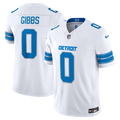 Men's Detroit Lions Jahmyr Gibbs White Vapor F.U.S.E. Stitched
