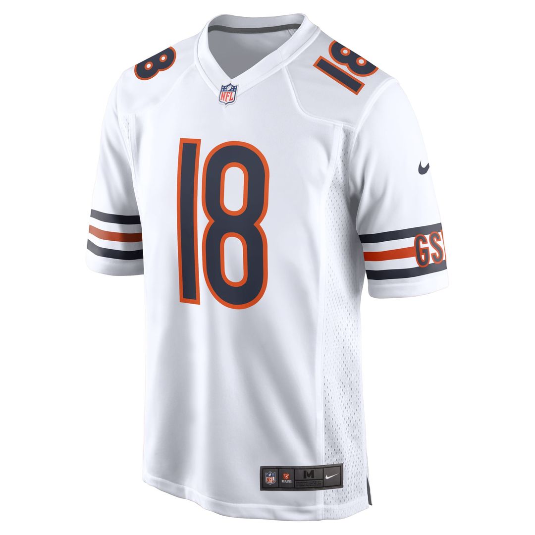 Men's Chicago Bears Caleb Williams White First Round Pick Player