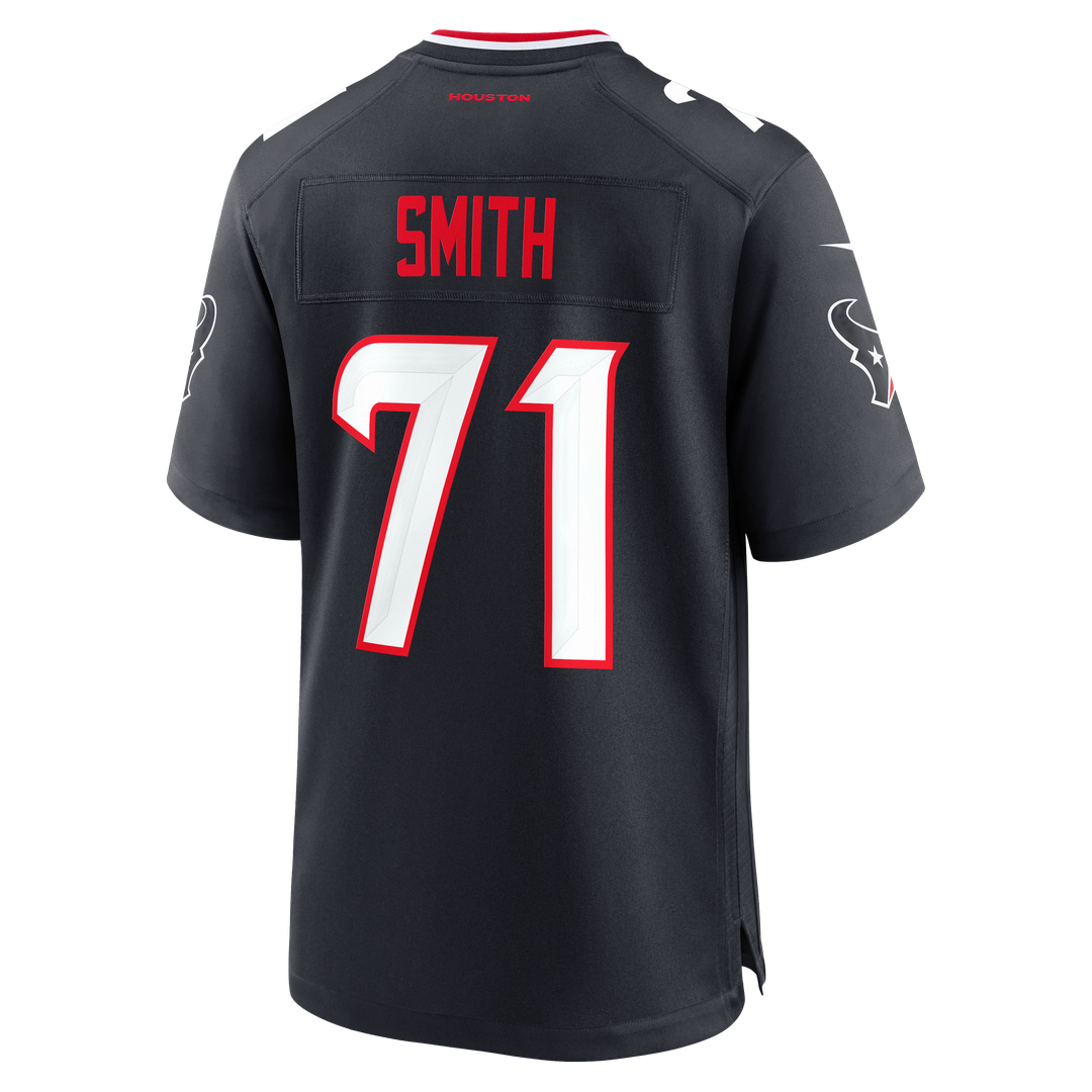 Men's Houston Texans Braden Smith Navy Team