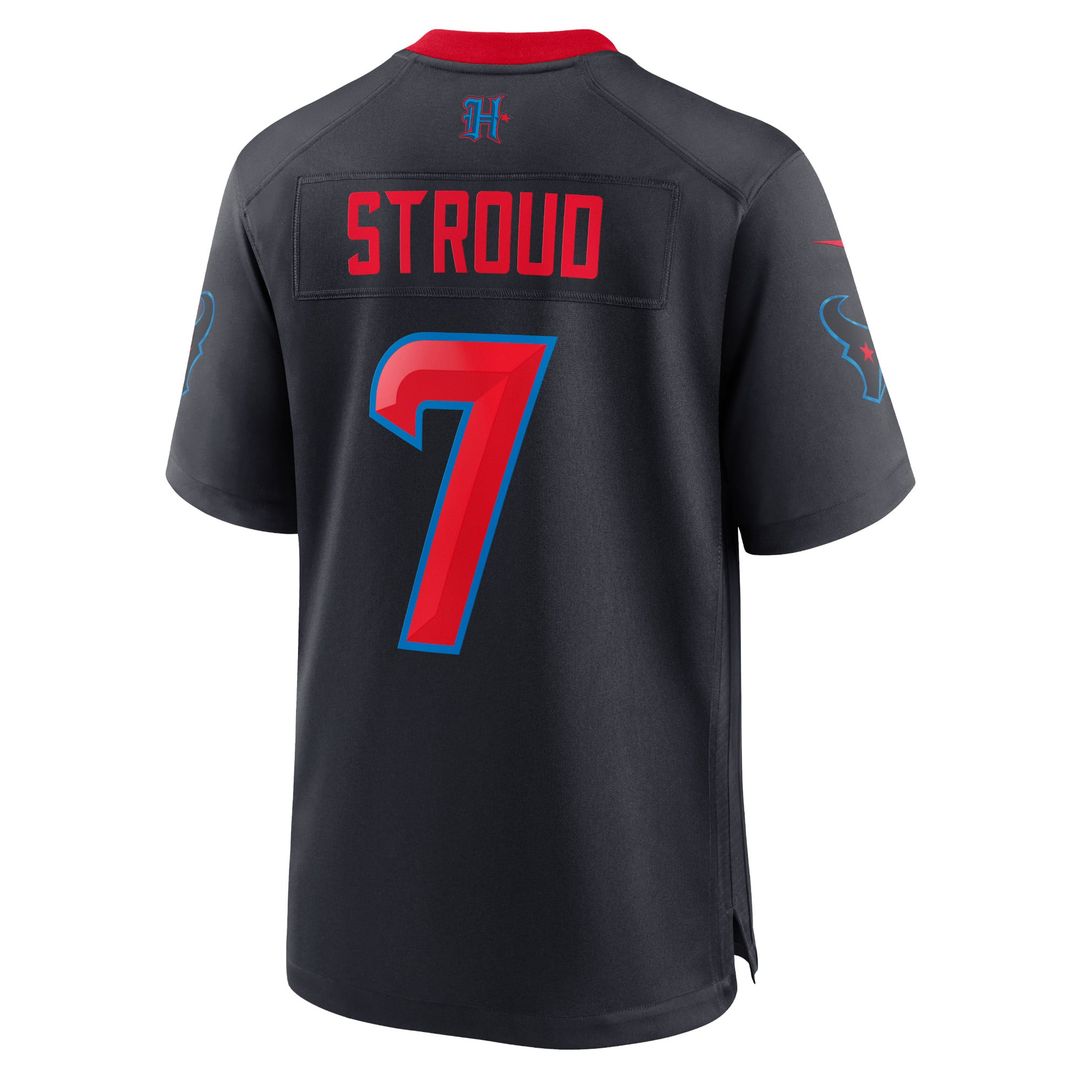 Men's Houston Texans C.J. Stroud Navy 2nd Alternate