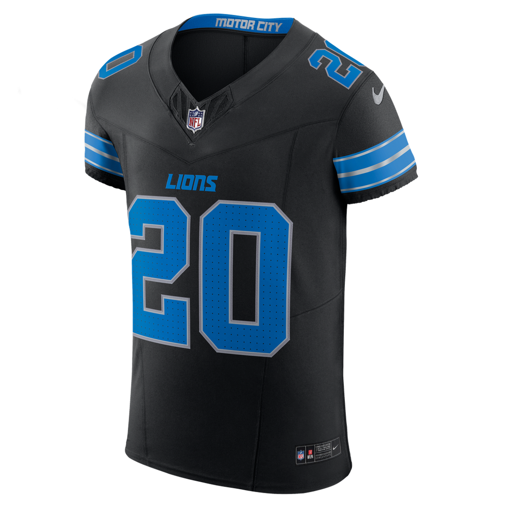 Men's Detroit Lions Barry Sanders Black Alternate Vapor F.U.S.E. Elite Jersey