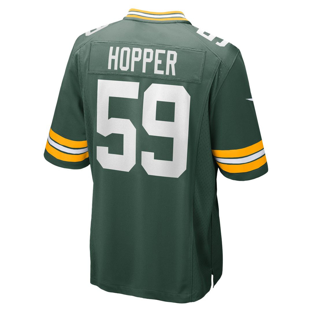 Men's Green Bay Packers Ty'Ron Hopper Green Jersey