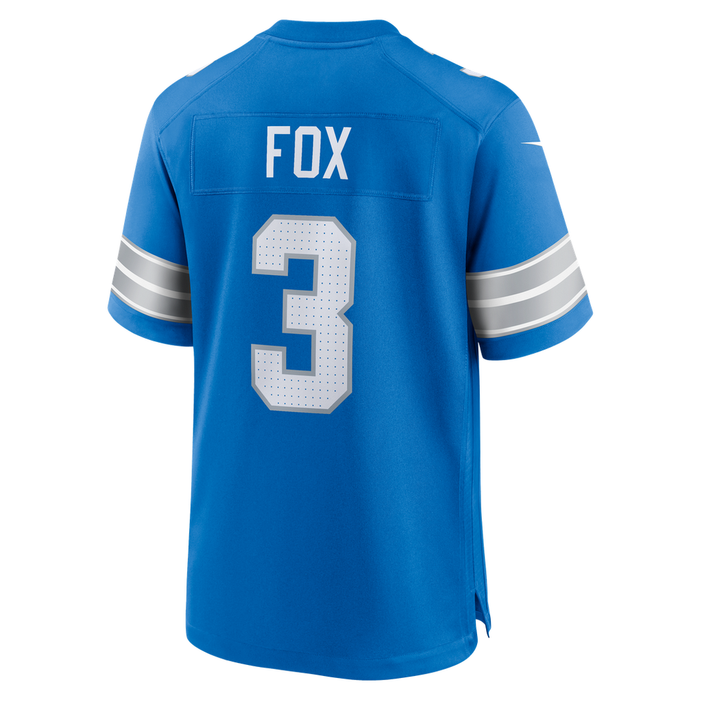 Men's Detroit Lions Jack Fox Blue Team