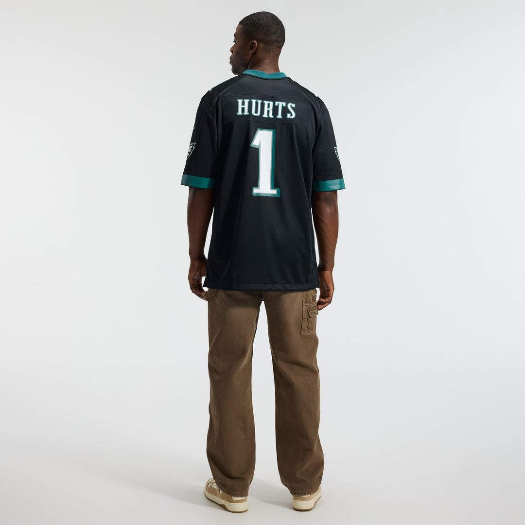 Men's Philadelphia Eagles Jalen Hurts Black Alternate
