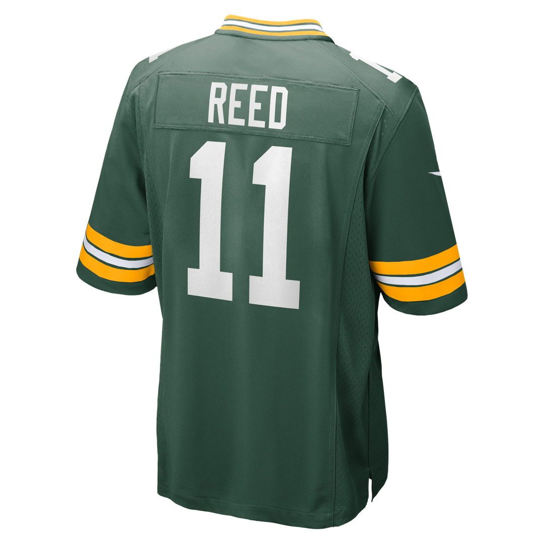 Men's Green Bay Packers Jayden Reed Green Jersey